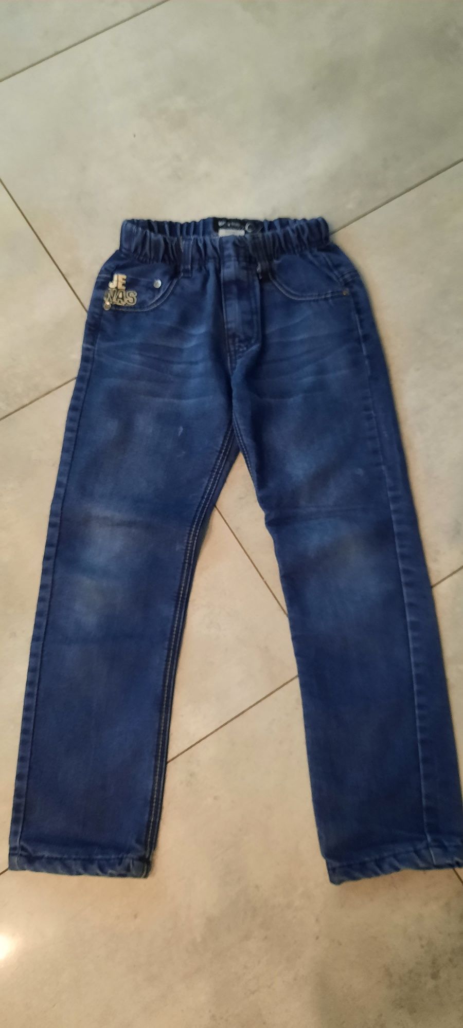 Spodnie jeansowe chłopięce 134/140