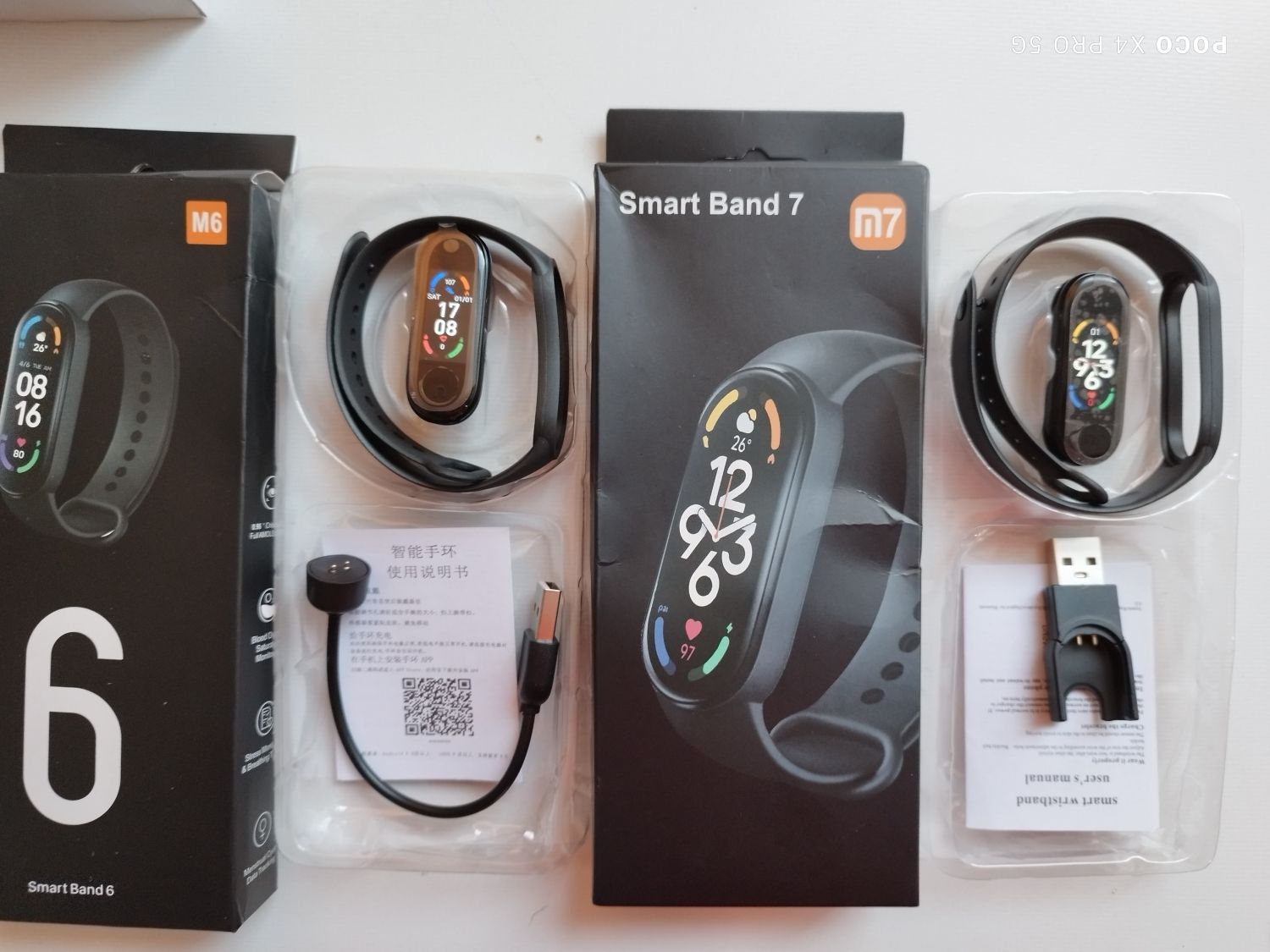 Смарт браслет фітнес часи М6, M7, M8 Fitness tracker Smart bracelet M6
