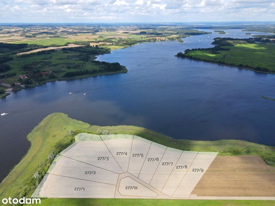 Inwestycja kapitału – działka z linią brzegową, blisko Mikołajek