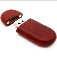 Pendrive 64 GB- drewniany MACHOŃ- magnes- jak HP SAMSUNG- prezent