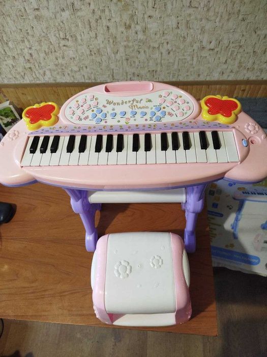 Дитяче піаніно-  синтезатор + стільчик