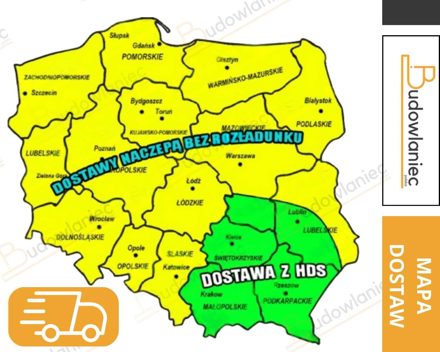 Pustak biały, beton komórkowy, gazobeton H+H 24cm, pustak Kraków HDS