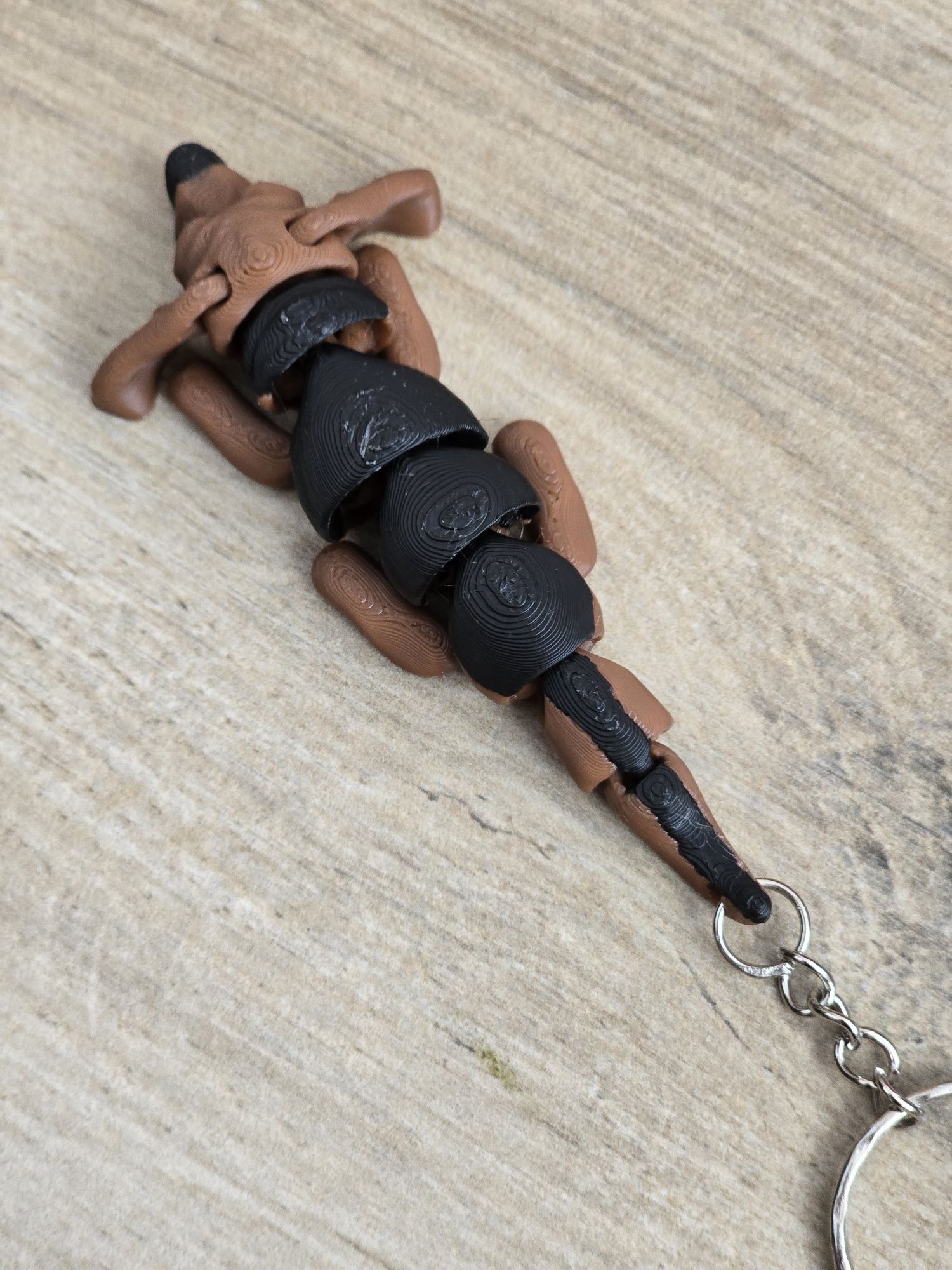Breloczek Bassethound 3d - Seria Psów Brelok Druk3d fidget Keychain