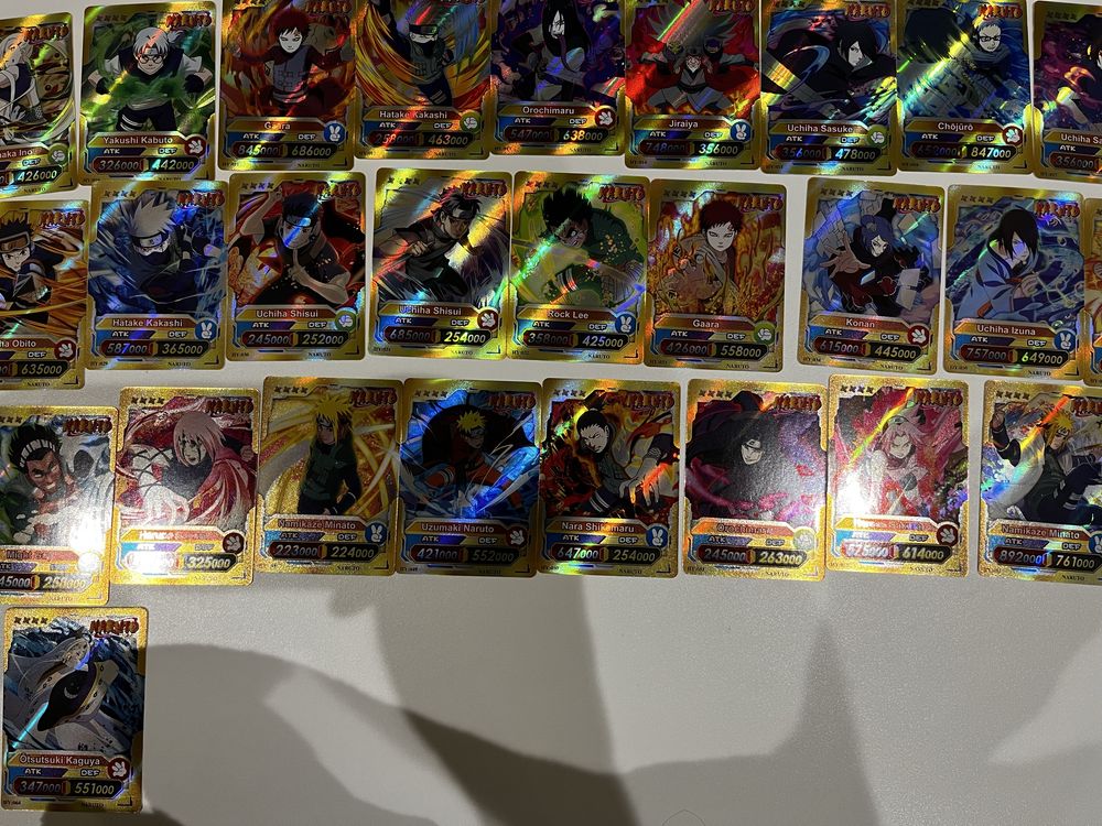 Karty naruto od 001 do 064