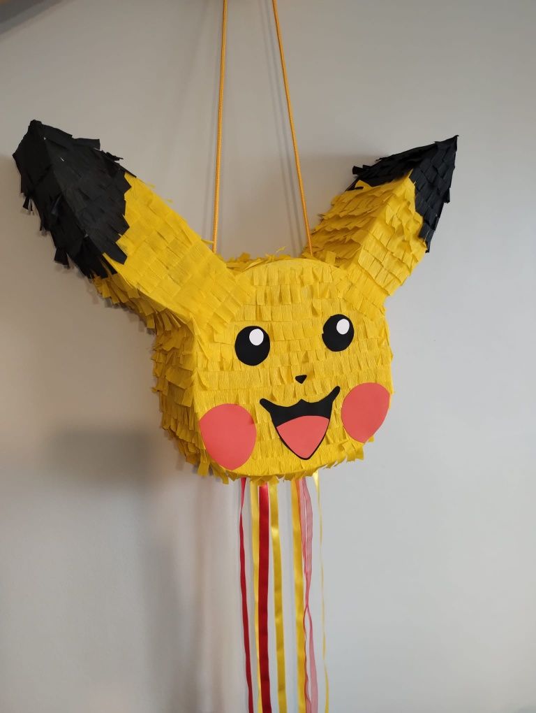 Piniata Pikachu pokemon duża