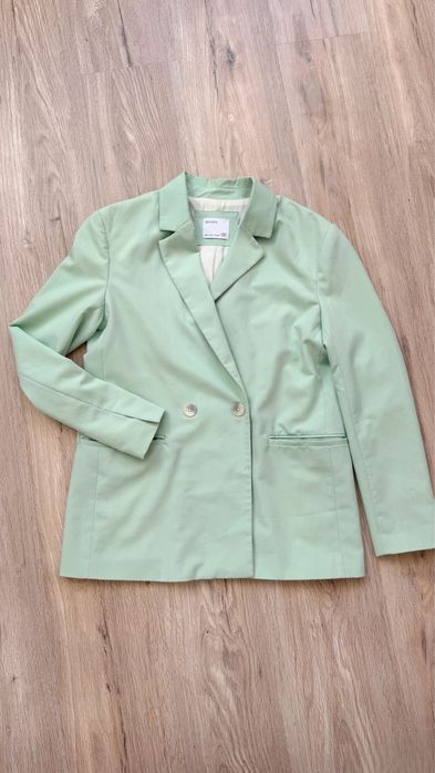Жакет Bershka в мятному кольорі