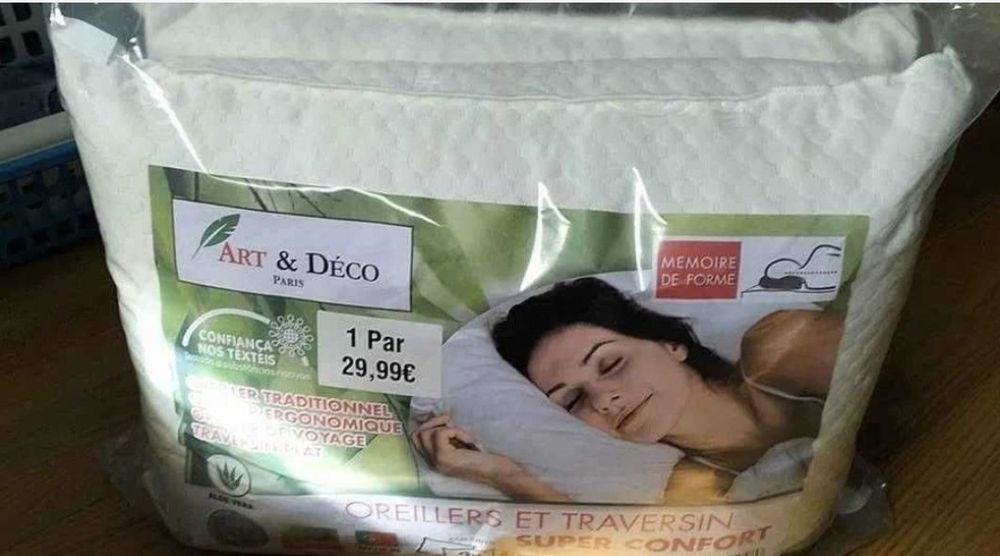 Pack 2 Almofadas Aloe Vera. NOVAS