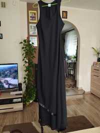 Czarna długa sukienka - rozmiar M