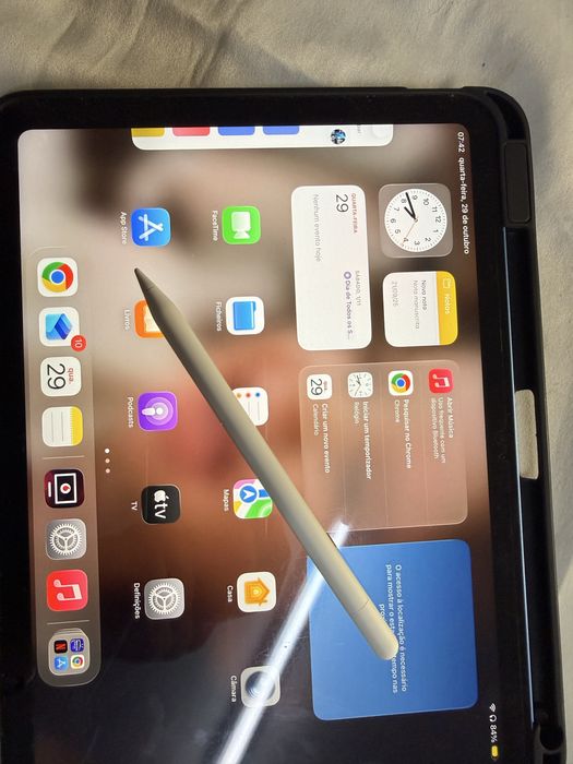 Apple iPad 11'' 2025 - Wi-Fi - Azul e pencil usb