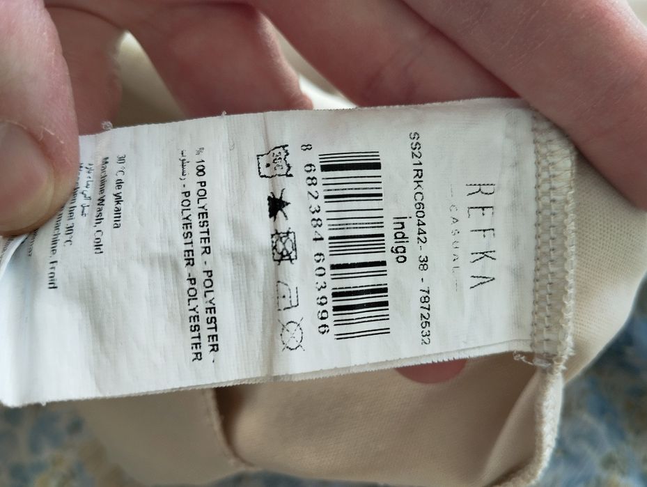 Sukienka w kwiaty, wiosenna, zwiewna, szersze rękawy r.38 Refka Casual