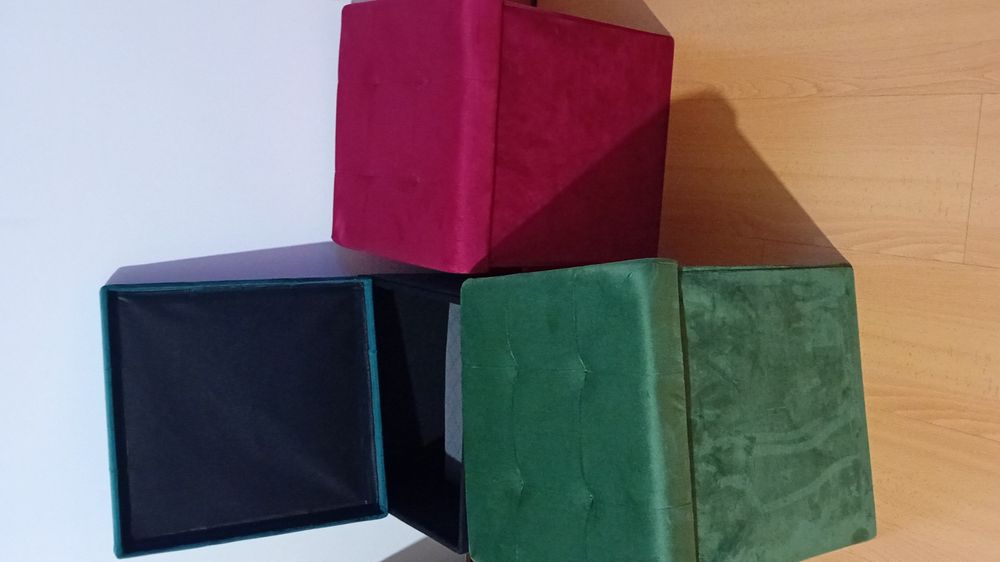 4  Puffs  Com  Arrumação