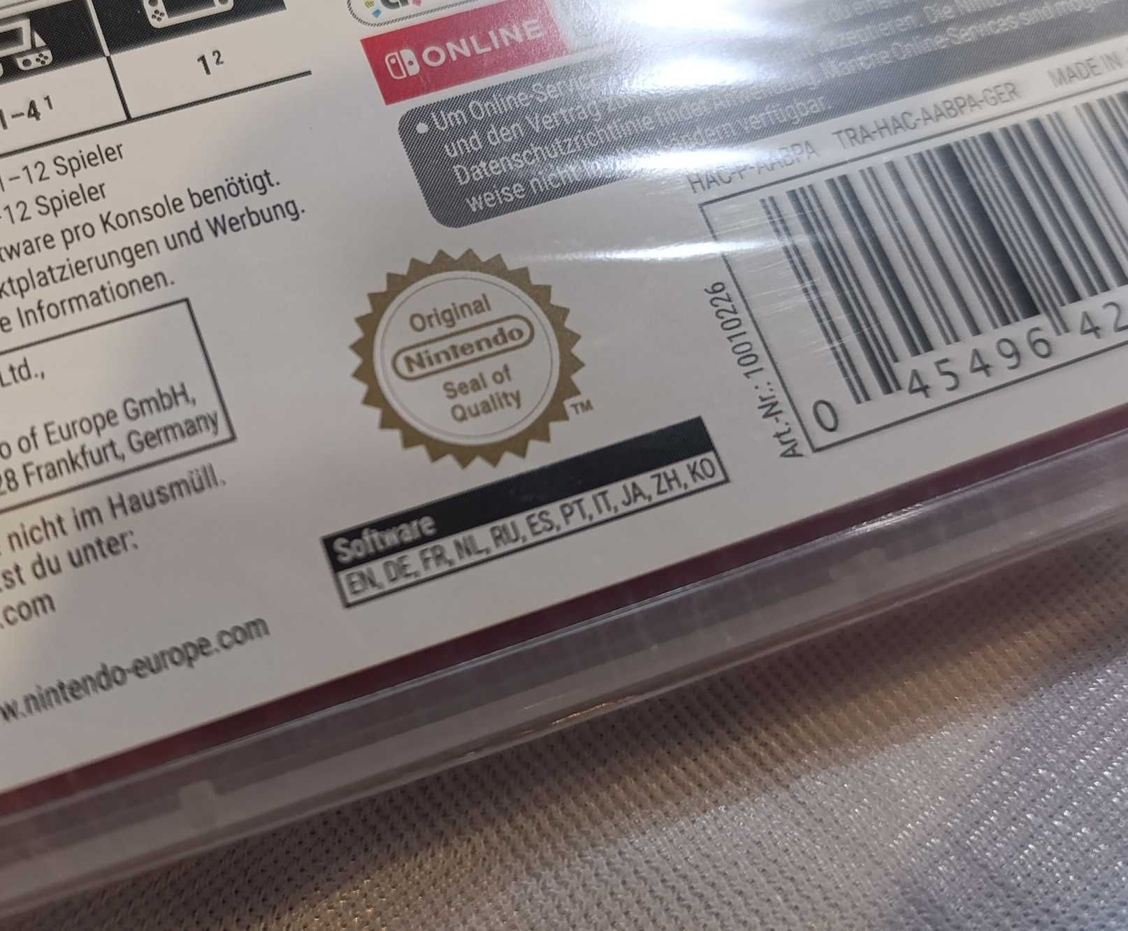 Mario Kart Deluxe 8 Nintendo Switcn NOWA folia możliwa zamiana