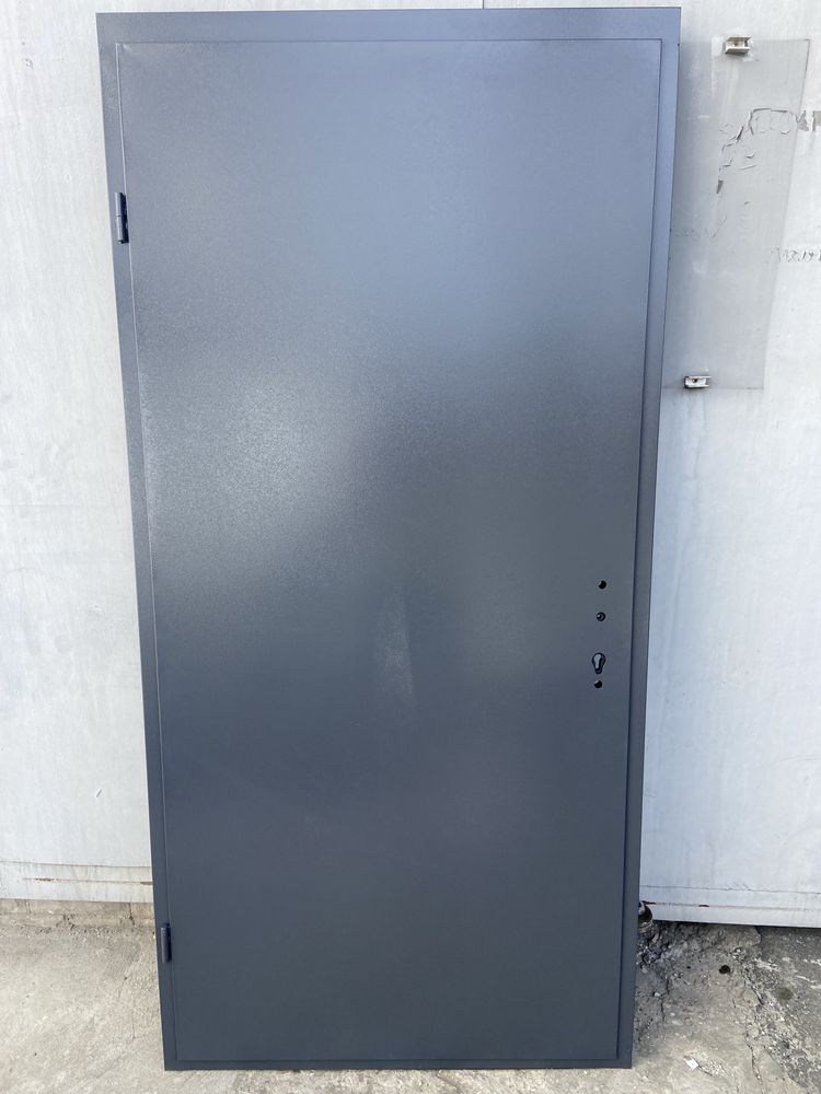 Двері вхідні технічні колір 7024 модель Еко М