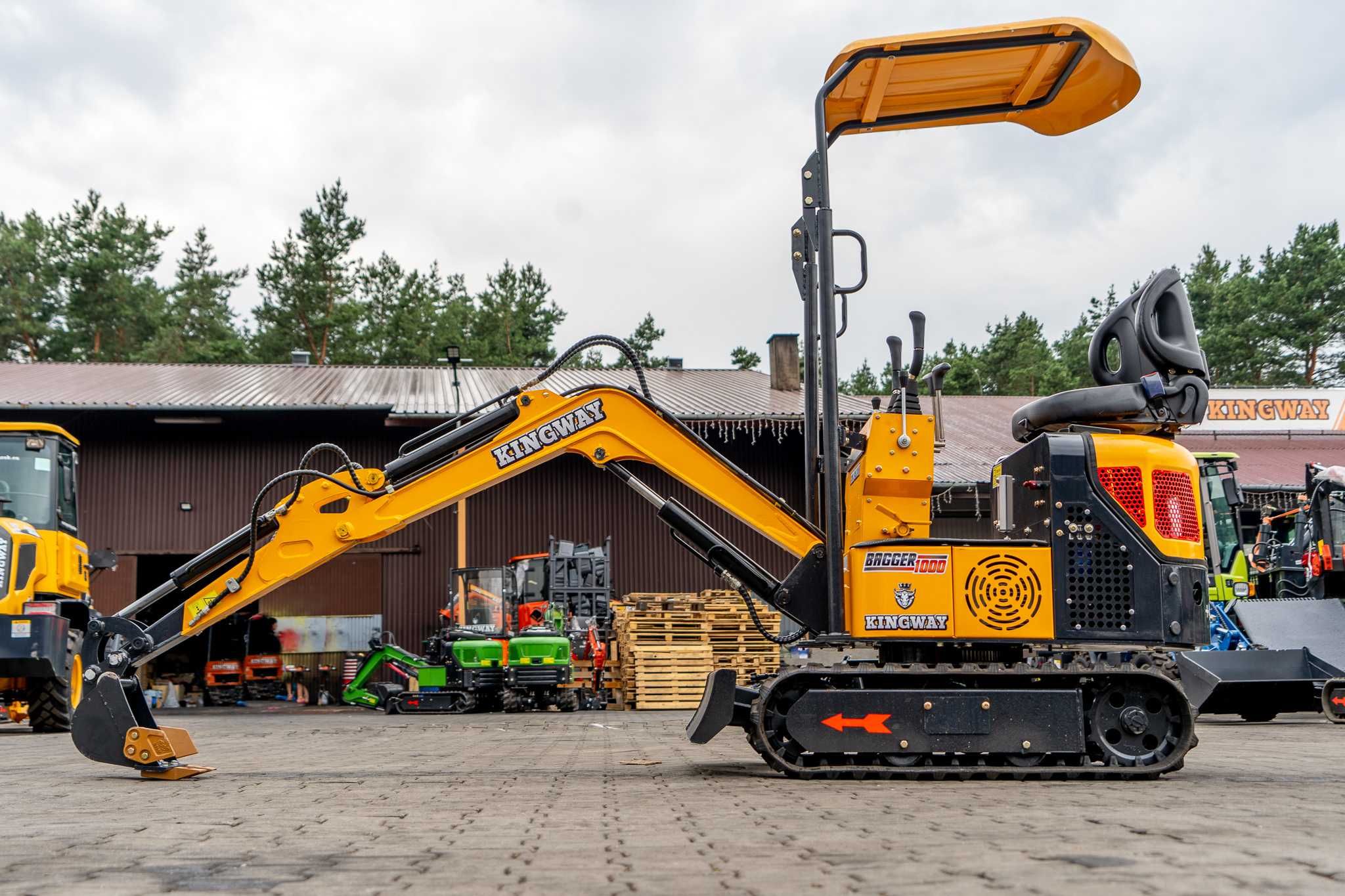 Minikoparka KINGWAY JOKER RS- Skrętne Ramie Model NA 2025r NOWA
