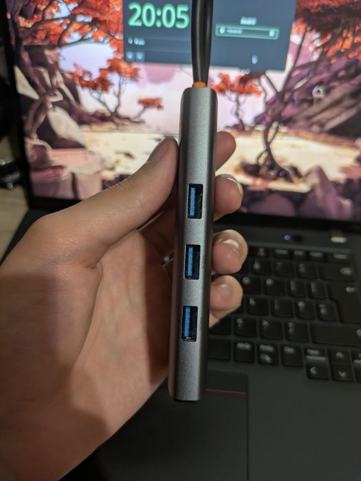 USB-хаб Baseus 7-in-1 (без коробки)