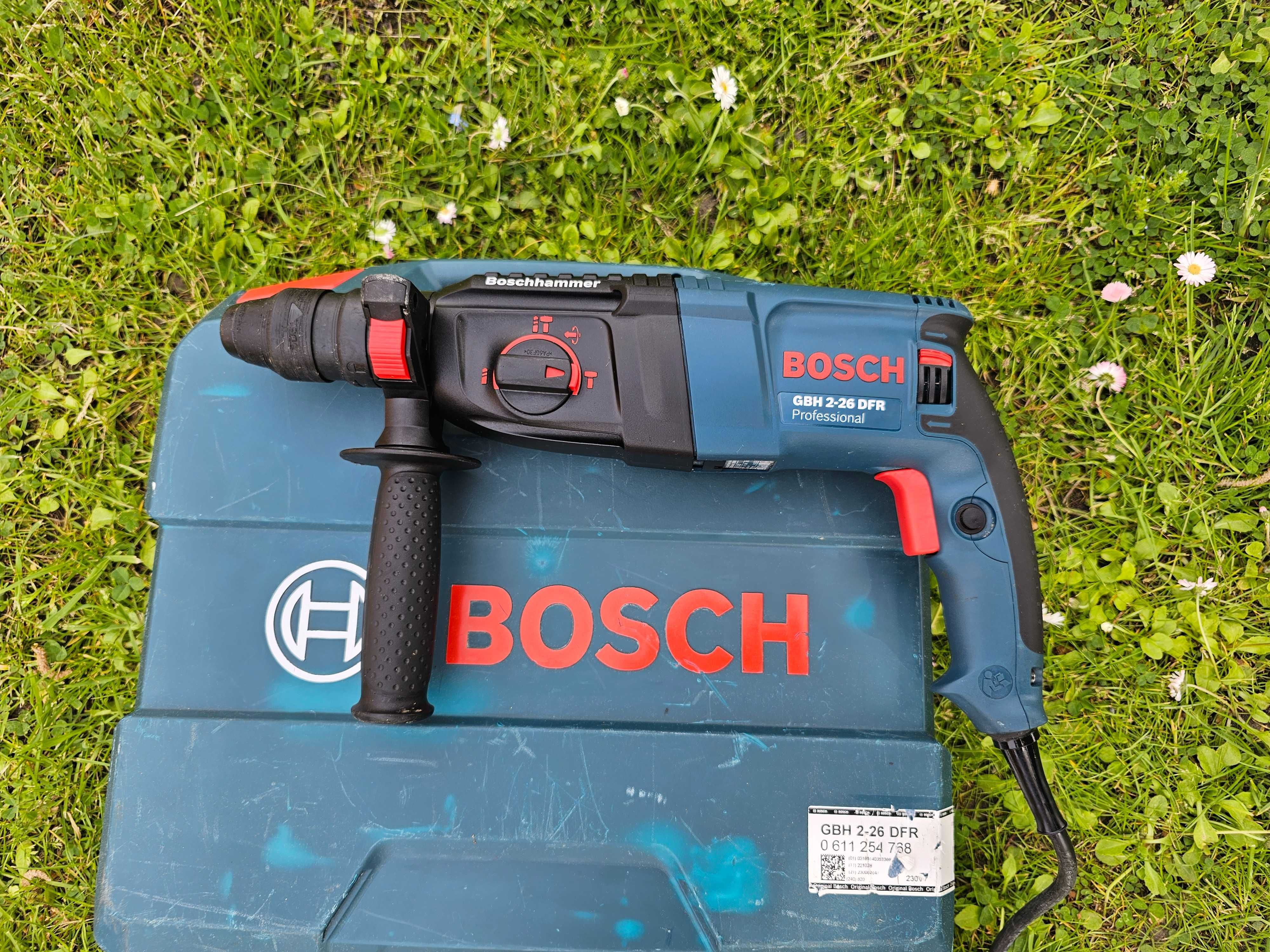 BOSCH GBH 2-26 DFR młotowiertarka walizka uchwyt 2022 rok