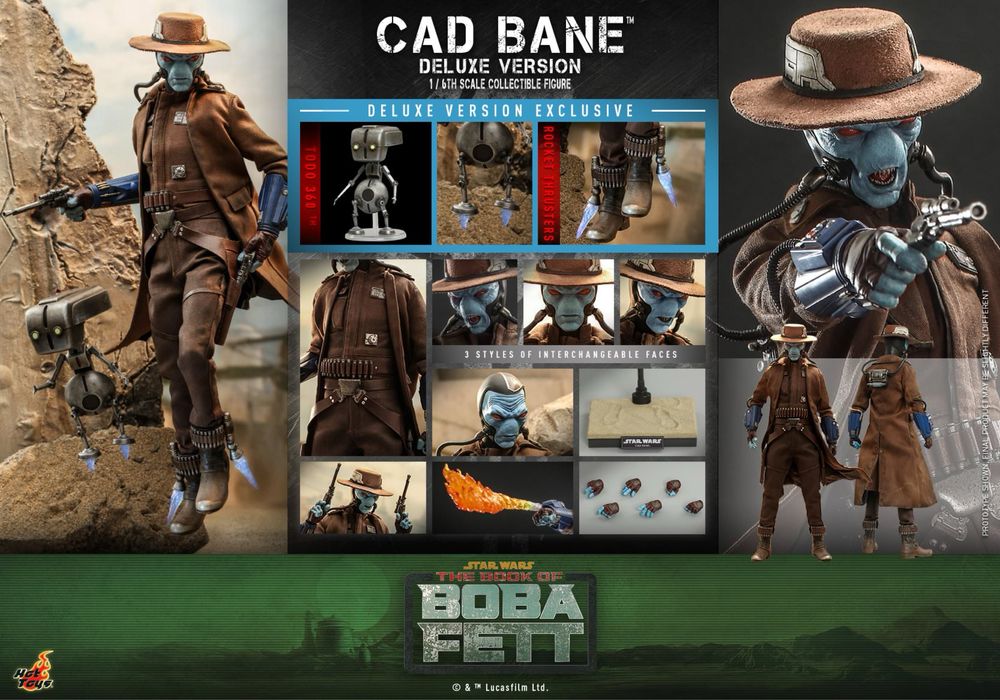 Фигурка 1/6 hot toys tms 80 THE BOOK OF BOBA FETT CAD BANE