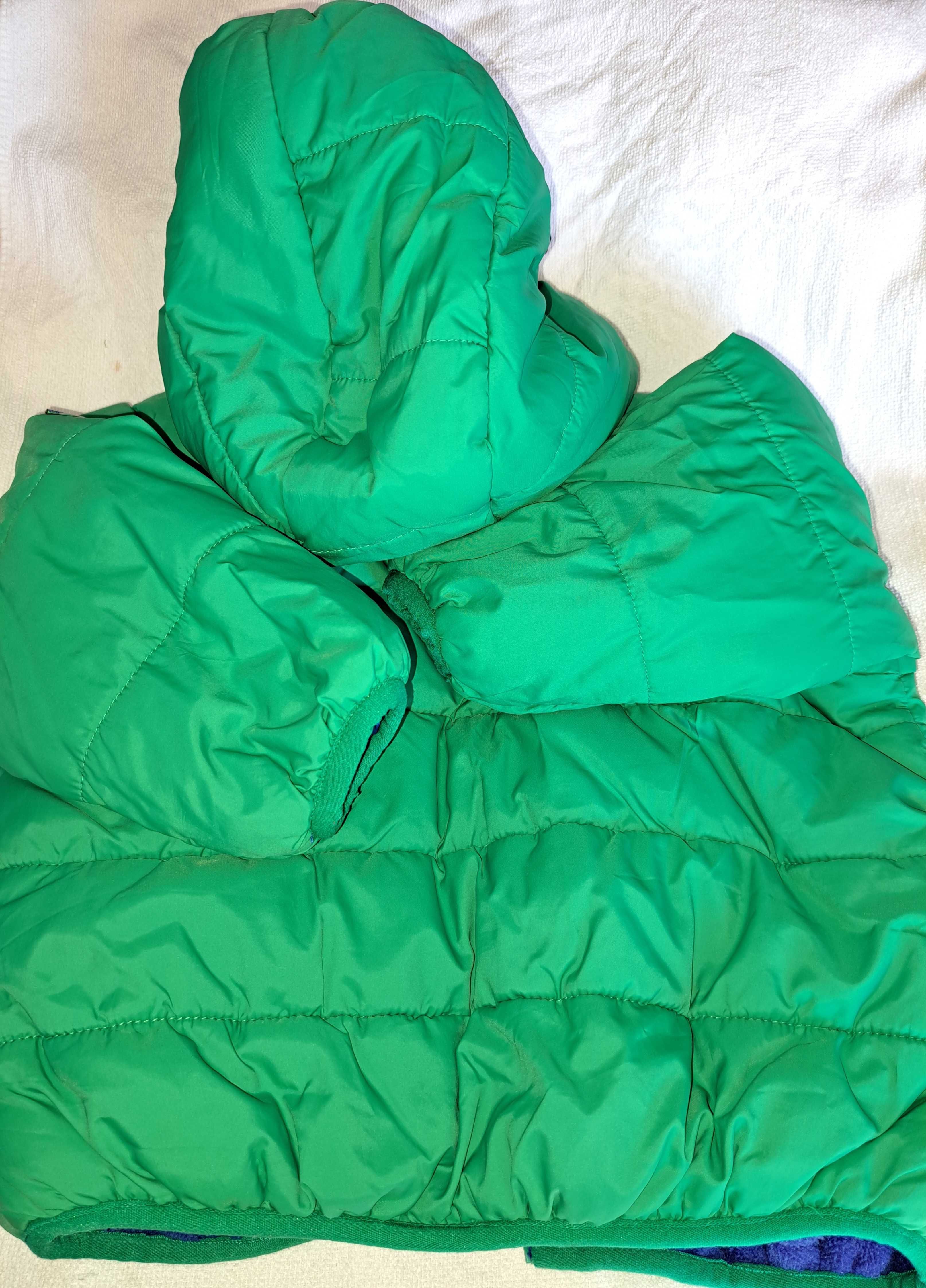 casaco/kispo verde com carapuço
