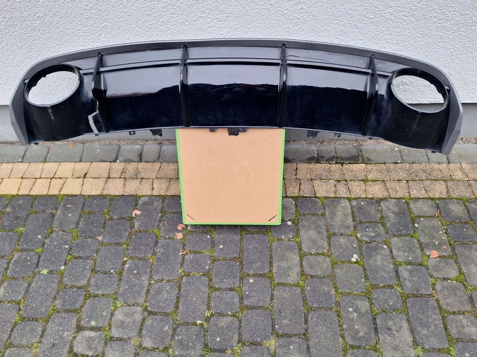 AUDI C7 RS6 4G9807514B SPOJLER DYFUZOR DOKŁADKA ZDERZAK TYŁ WYSYŁKA 24H