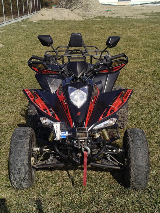 Quad Bashan 250 zarejestrowany opłacony niski przebieg hak wciągarka