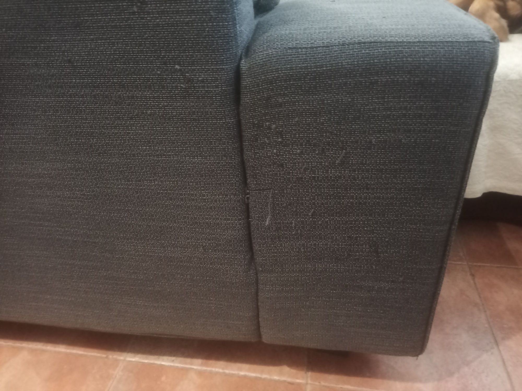 Kivik 3 lugares cinzento