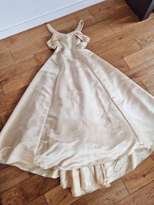 Ronald Joyce 44 2xl vintage długa sukienka suknia balowa slubna księżn