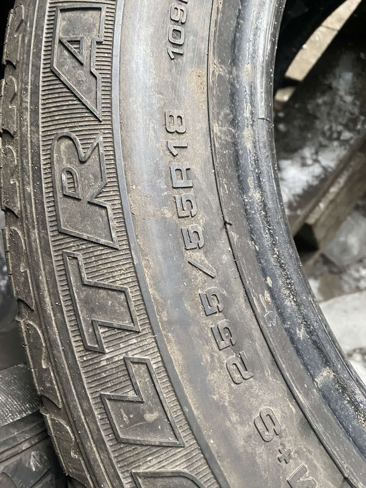 255.55.18 GoodYear 2шт БУ склад шины резина RFT шиномонтаж