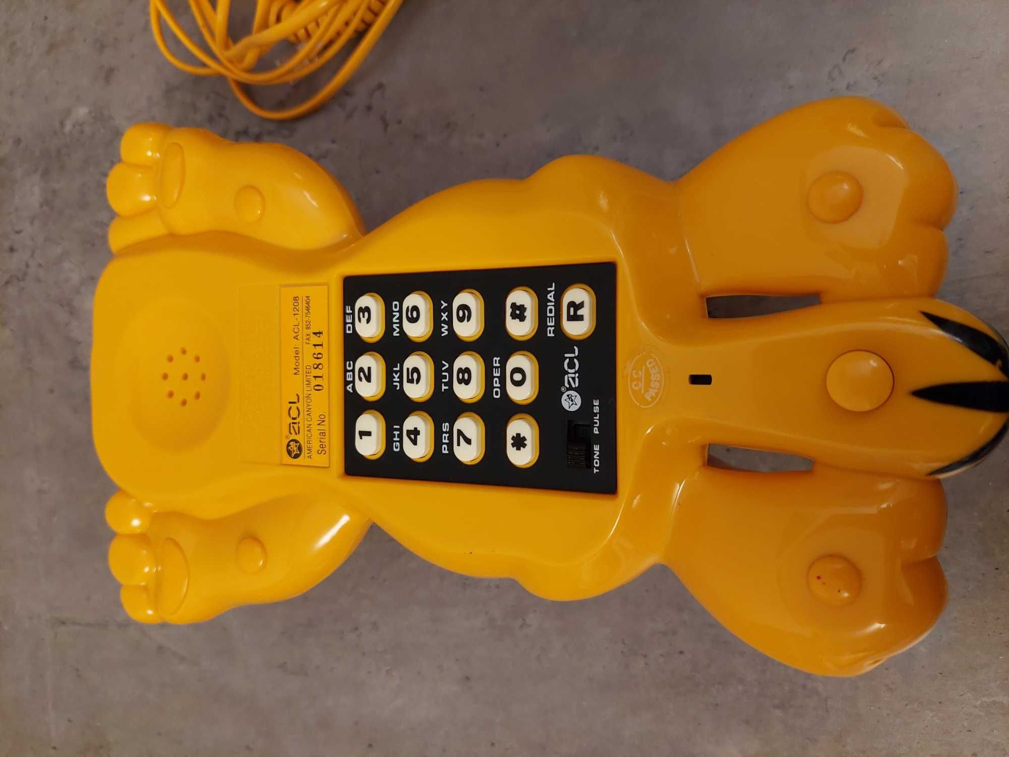 Telefon stacjonarny Garfield ACL-1208 retro