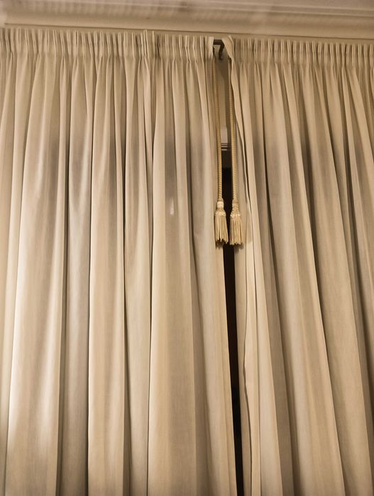 Cortinados de algodão