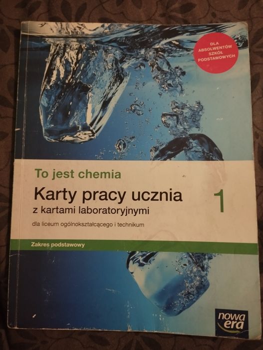 To jest chemia- Karty pracy ucznia 1