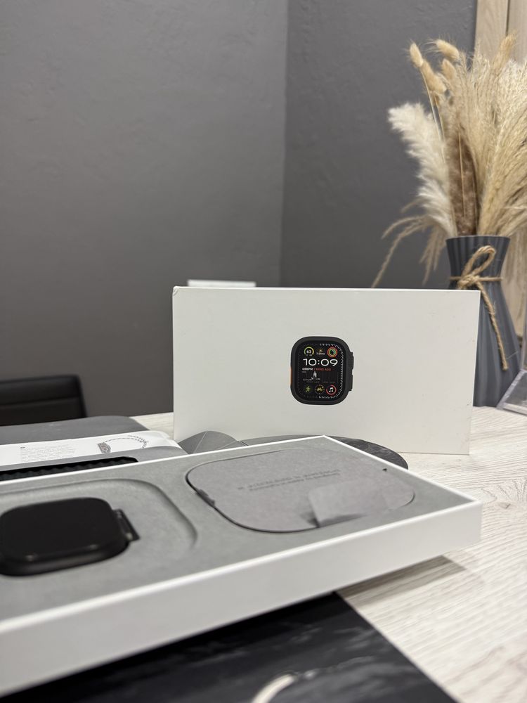 New open/box apple watch ultra 2 49mm black titanium, + 1 рік гарантії