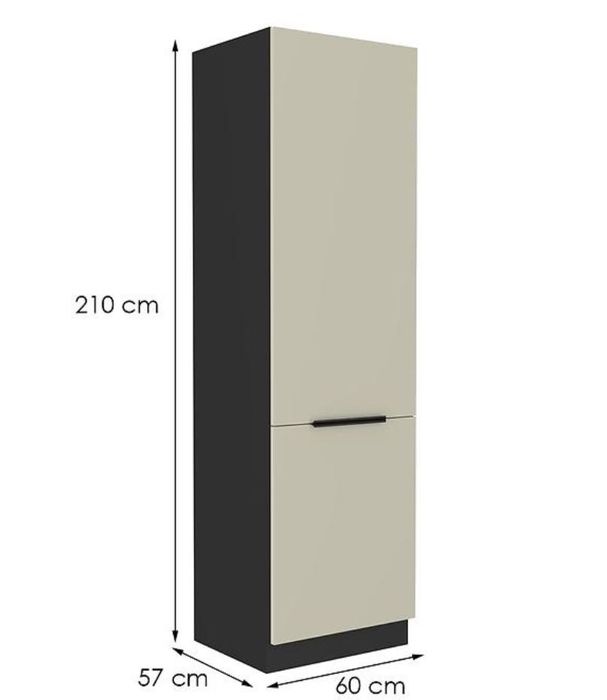 Szafka kuchenna pod zabudowę Arona cashmere 60lo-210 2f Nowa