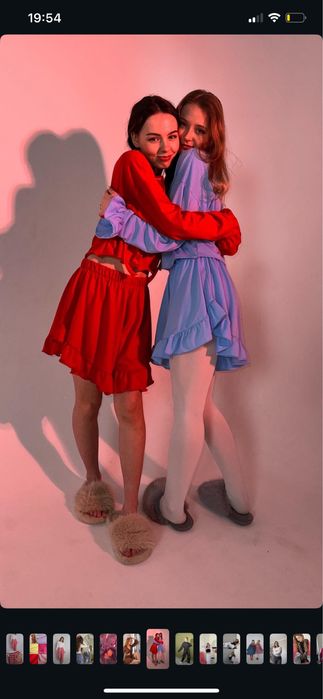 Піжама червона нарядна