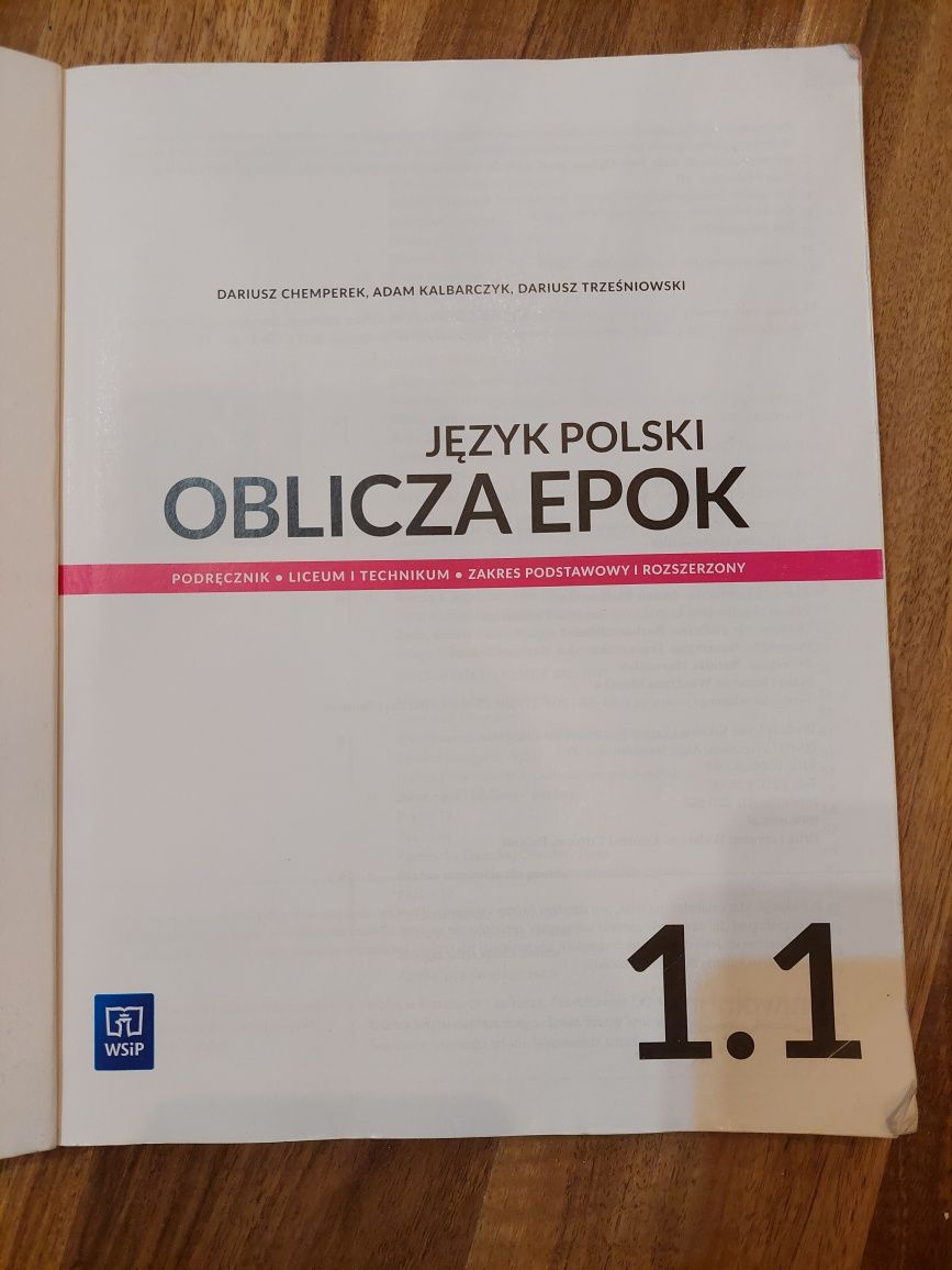 Język polski 1.1. Oblicza epok