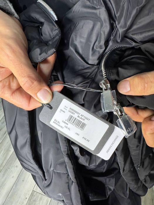 Оригінальна чоловіча зимова куртка Armani Exchange | нова, розмір XL