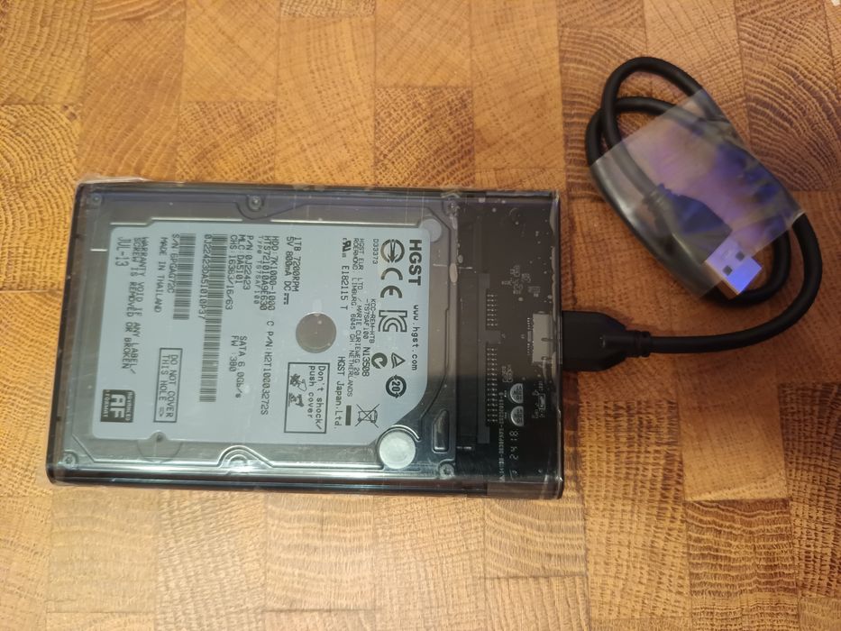 Disco externo (1TB) 2.5" HGST