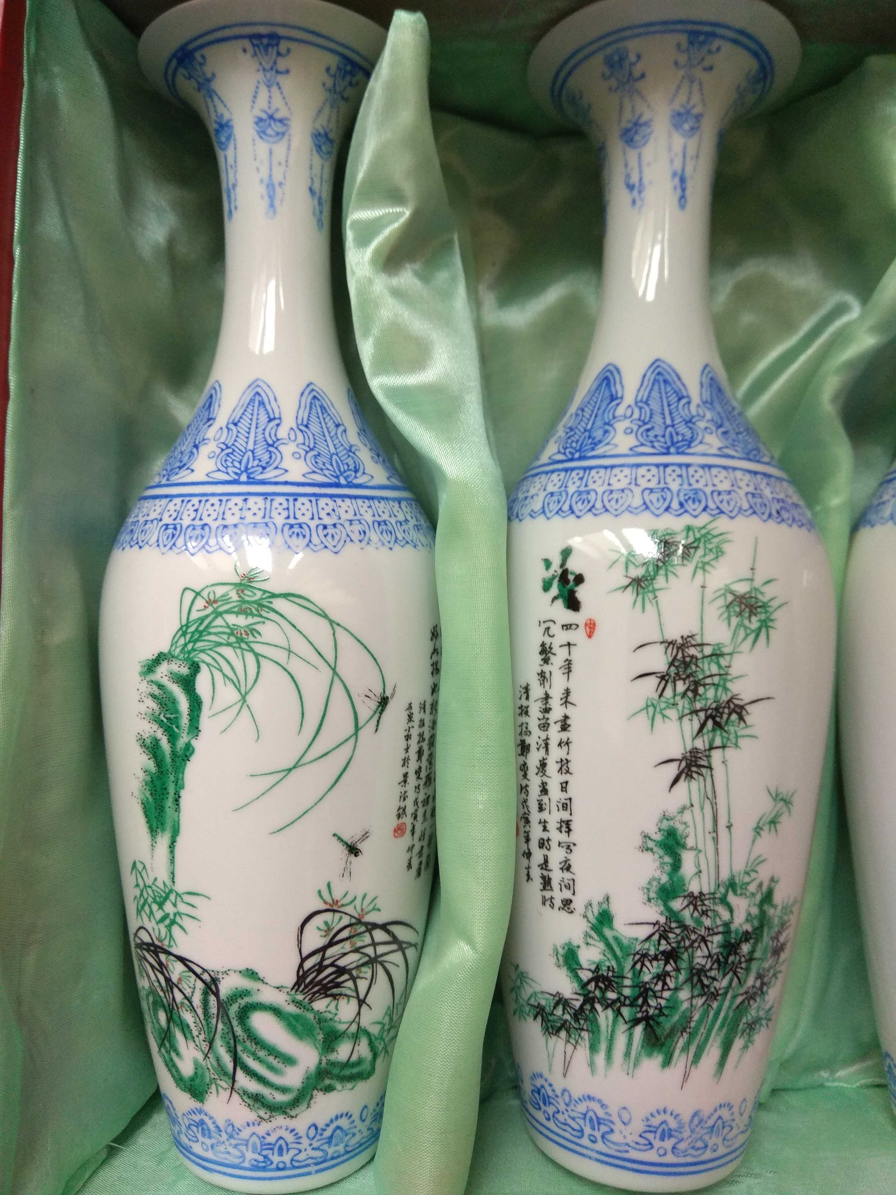 набор ваз из Цзиндэчжэнского фарфора "яичная скорлупа"