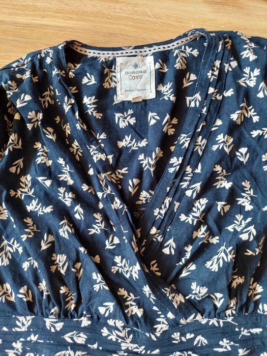 Granatowa sukienka r.XL 27zl