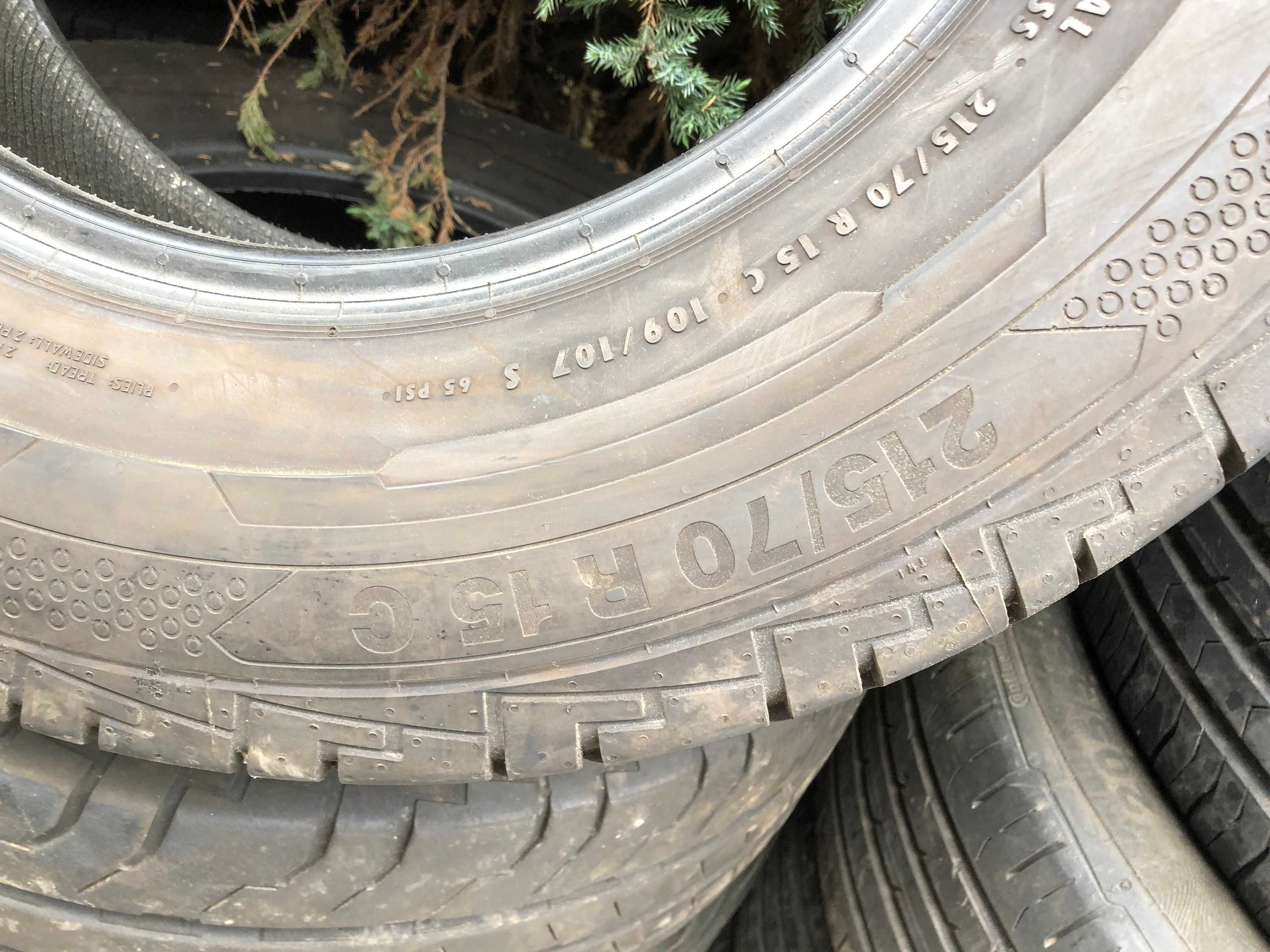 Шини CONTINENTAL 215/70 R15C ContiVanContact 100, літня гума, цешка