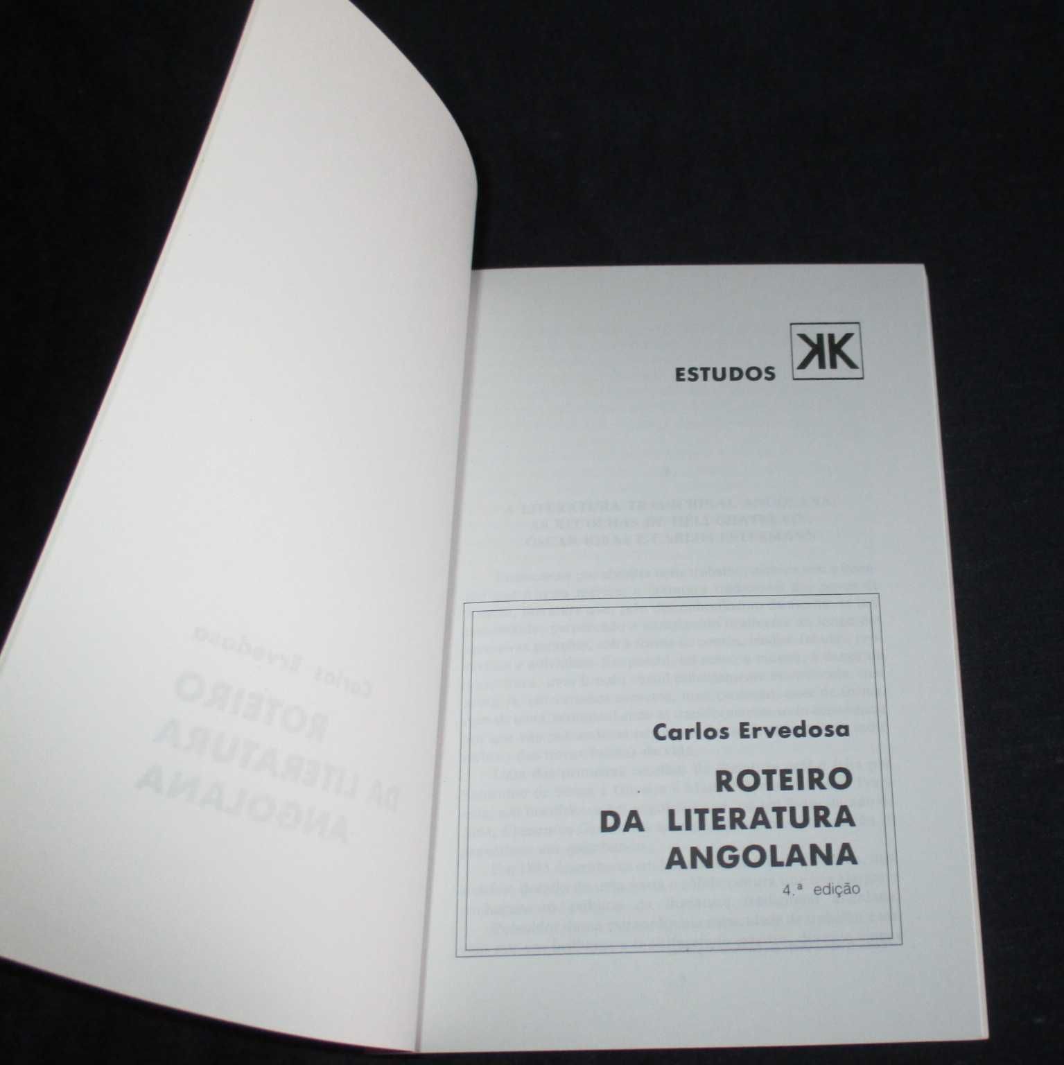 Livro Roteiro da Literatura Angolana Carlos Ervedosa