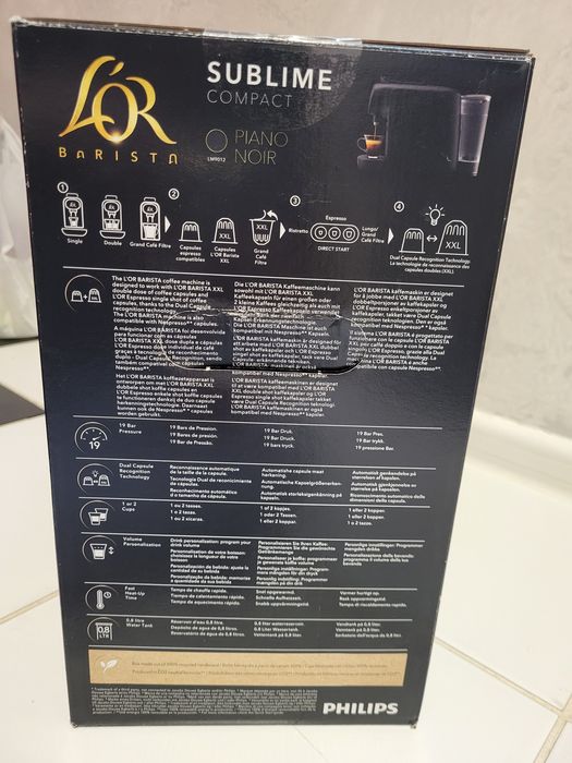 Нова Кавомашина Philips L'OR Sublimе