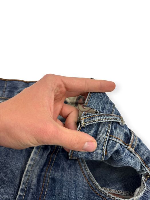 Spodnie evisu z nadrukiem z tyłu