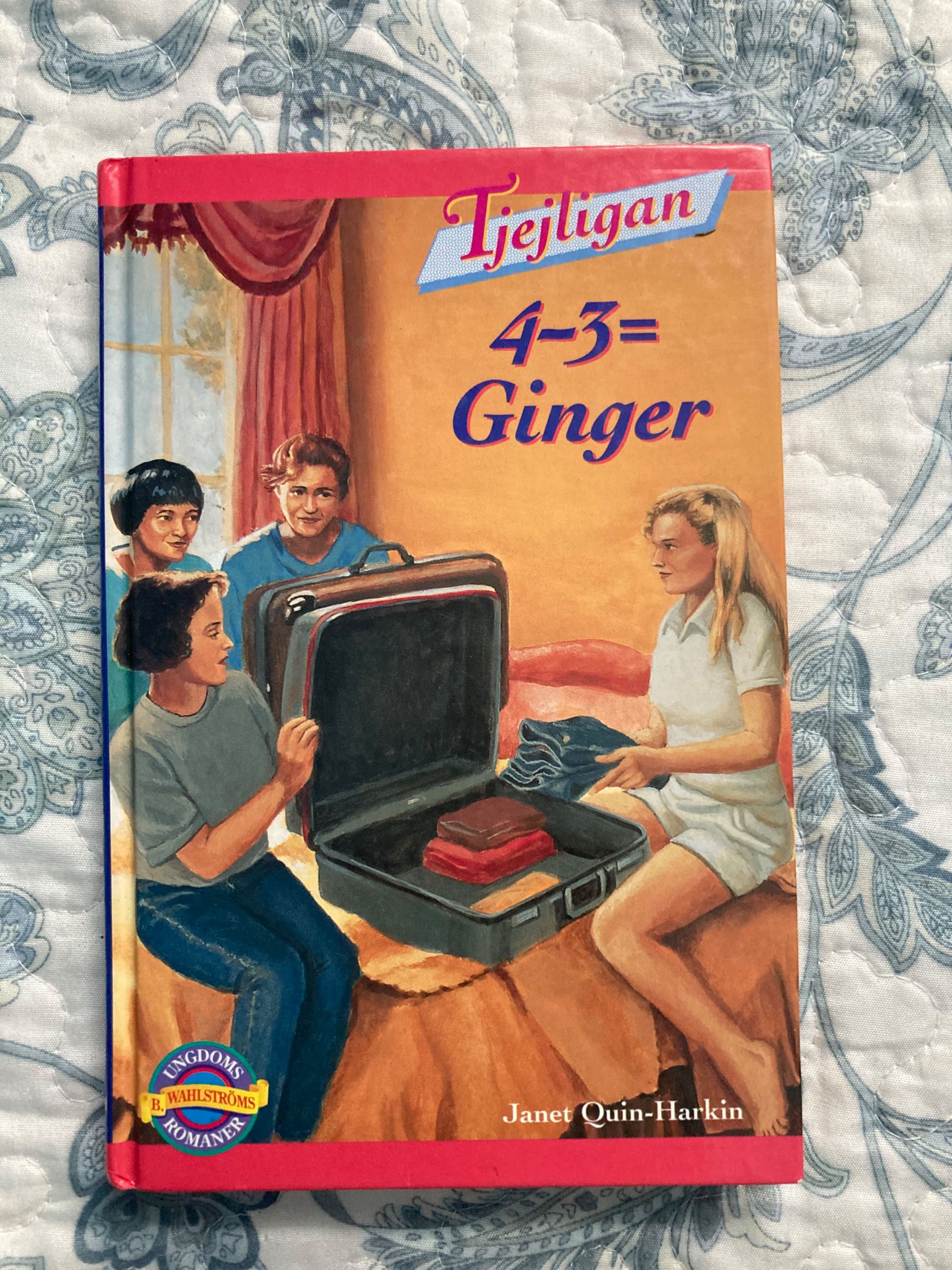 Ksiażka Po Szwedzku “4-3 = Ginger”