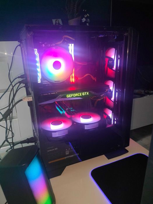 Zestaw do Gier, RGB, Karta 8gb, 512gb ssd + 1TB hdd, 16gb ram,