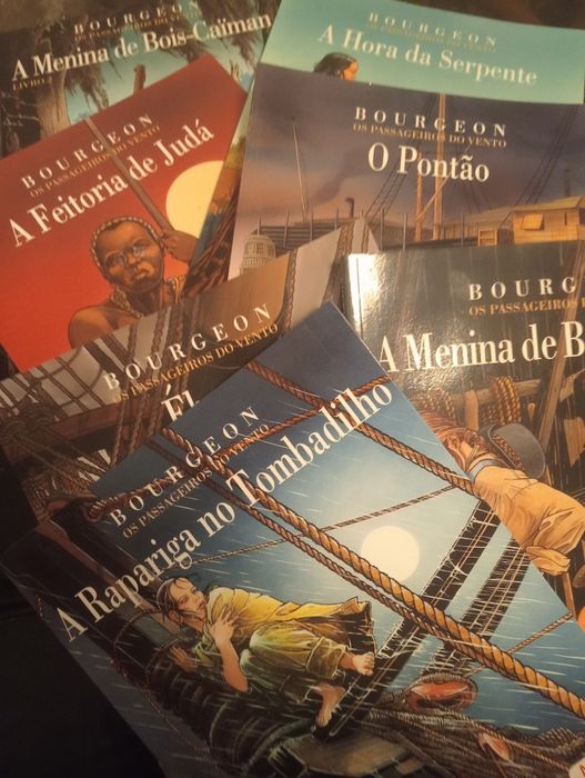 Os Passageiros do Vento 6 livros François Bourgeons