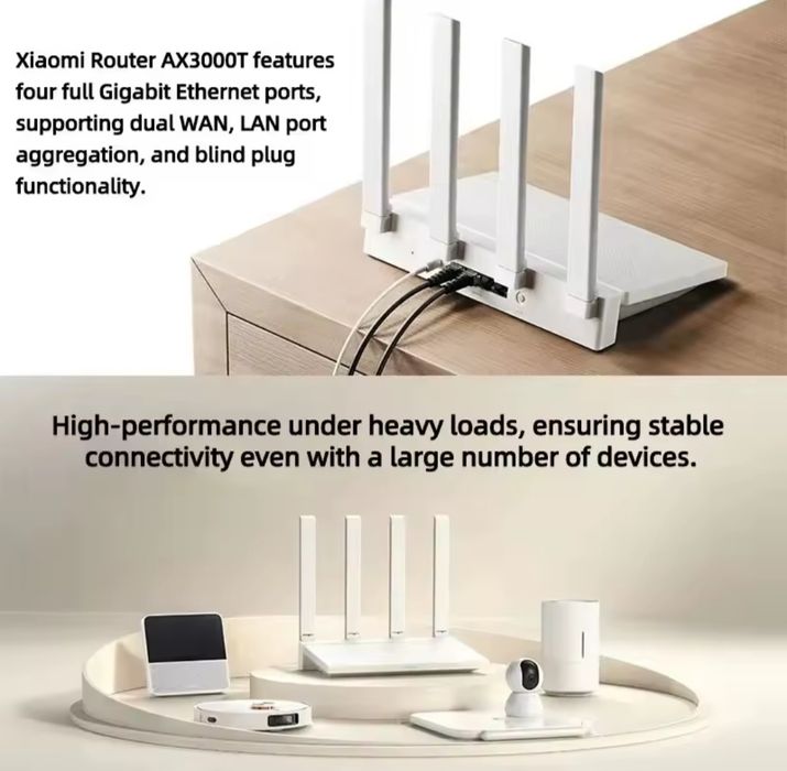 Xiaomi AX3000T роутер (маршрутизатор) WiFi 6. Router.