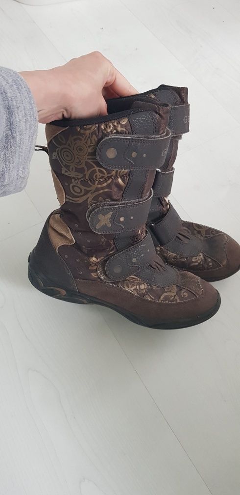 Kozaki Geox roz. 33 brązowe