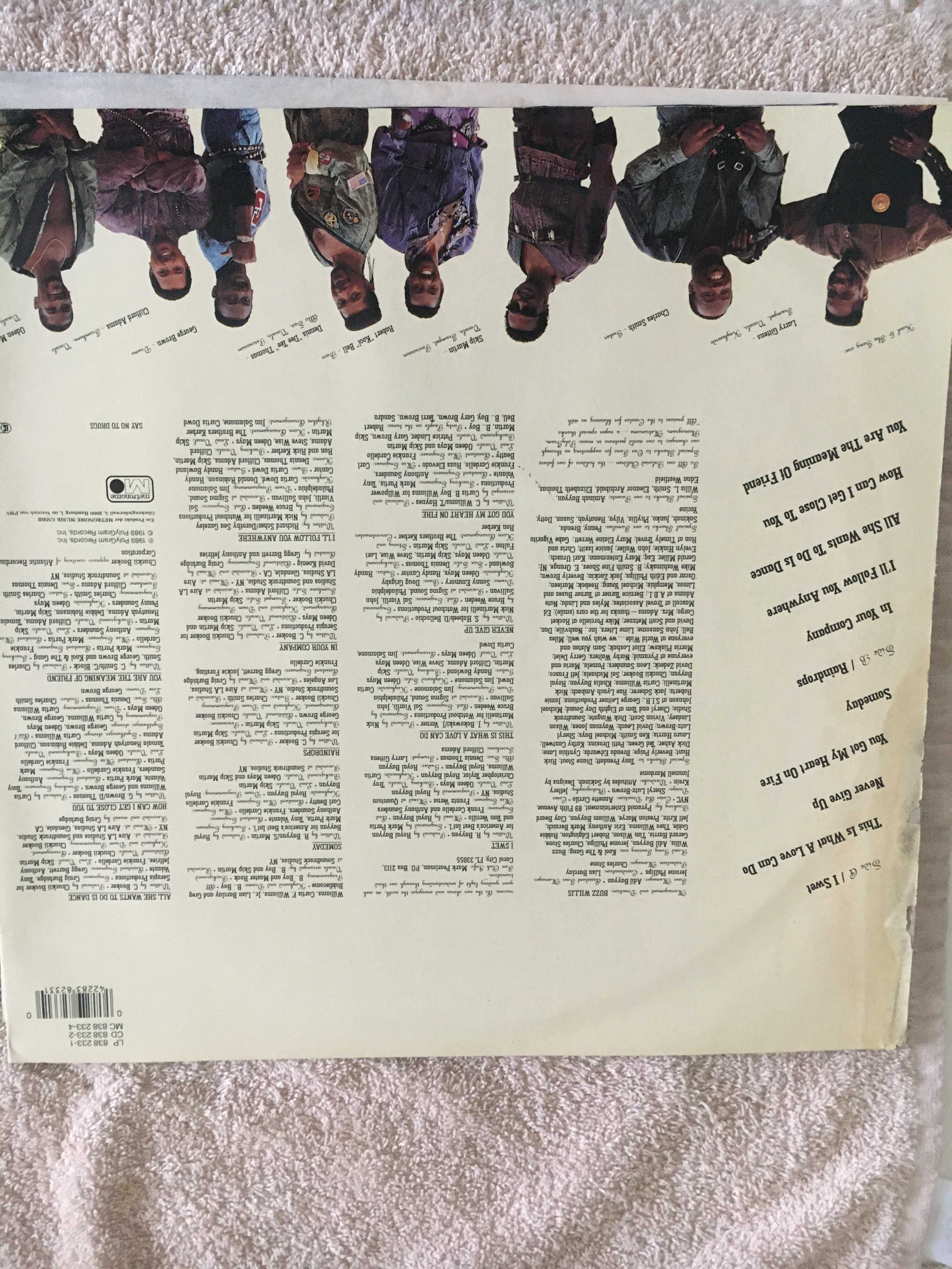 Sweat - Kool And the gang -LP 1989r.