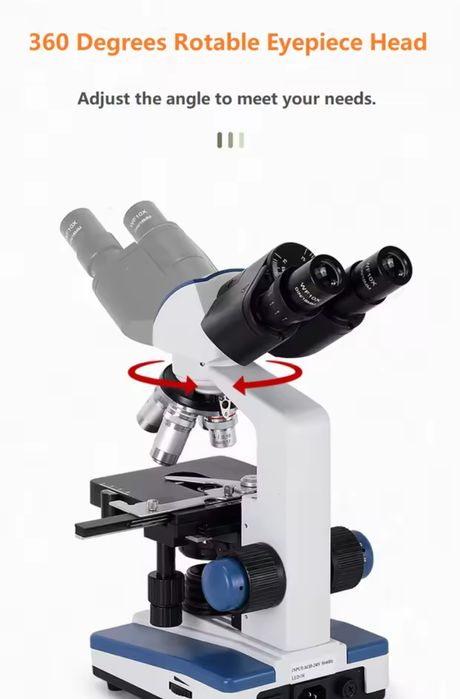 Микроскоп лабораторный с выводом 4К