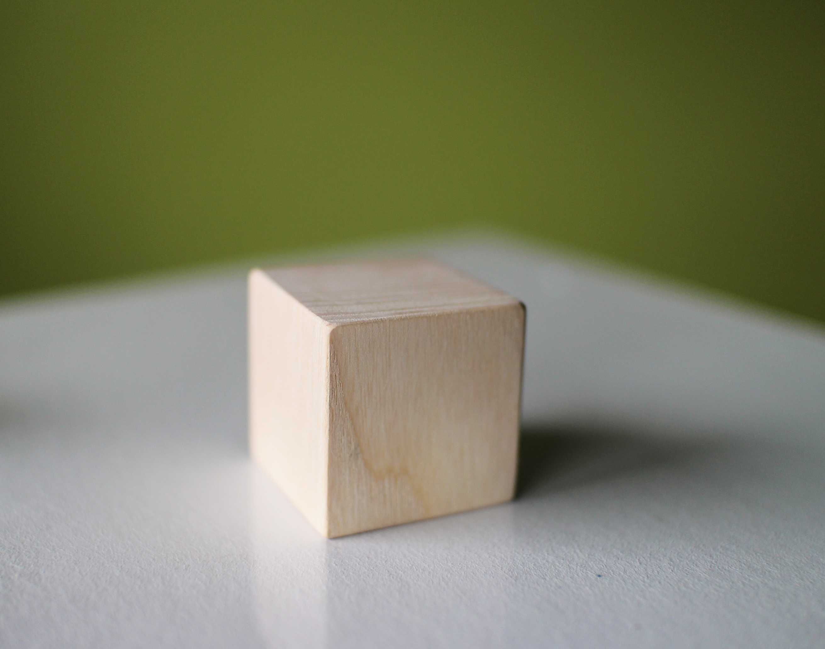 Ручка для мебели из дерева неокрашеная деревянная мебельная ручка куб
